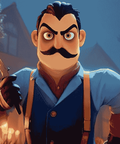 Hello Neighbor Animation Diamond Painting