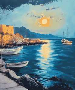 Heraklion Seascape Diamond Painting