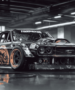 Hoonicorn Racing Engine Diamond Painting