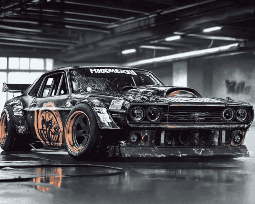 Hoonicorn Racing Engine Diamond Painting