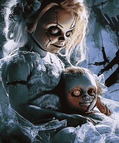 Horror Icon Bride Of Chucky Diamond Painting