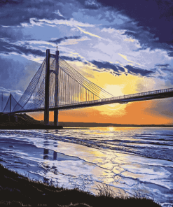 Hull Humber Bridge Seaside Diamond Painting