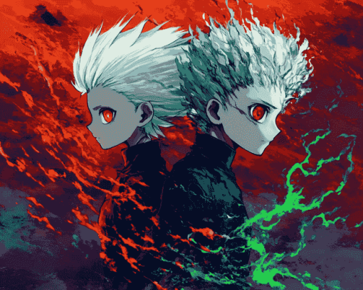 Hunter x Hunter Gon Killua Diamond Painting