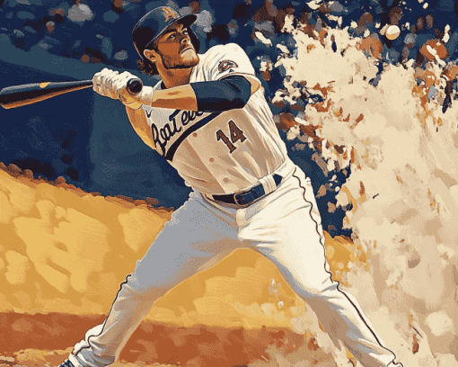 Ian Anderson Baseball Legend Diamond Painting