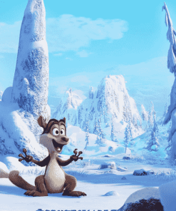 Ice Age Scrat Animation Diamond Painting