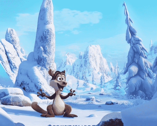 Ice Age Scrat Animation Diamond Painting