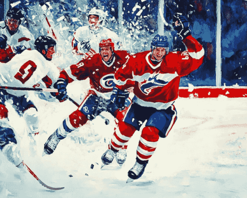 Ice Hockey Legends Miracle On Ice Diamond Painting