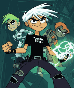 Iconic Danny Phantom Diamond Painting