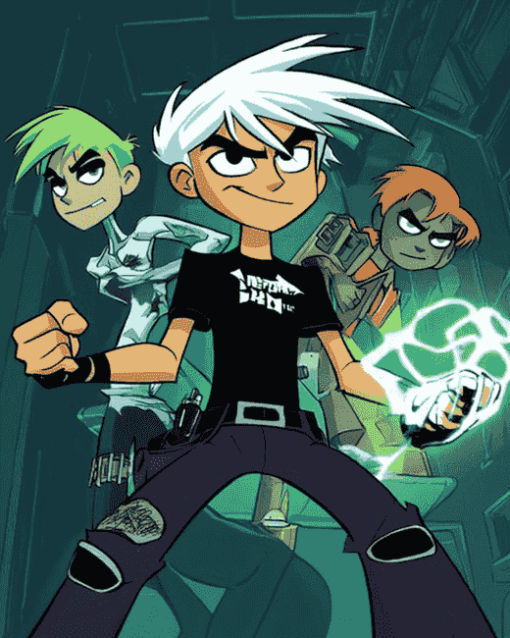 Iconic Danny Phantom Diamond Painting