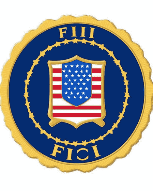 Iconic FBI Badge Diamond Painting