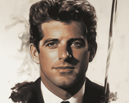 Iconic John Kennedy Jr Diamond Painting