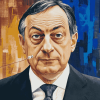 Iconic Mario Draghi Diamond Painting