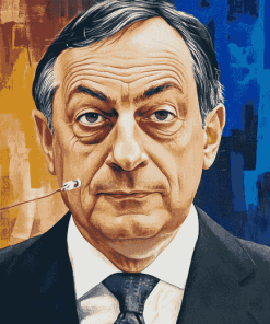 Iconic Mario Draghi Diamond Painting