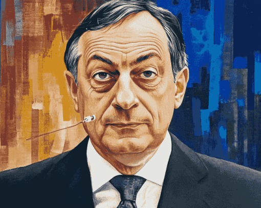 Iconic Mario Draghi Diamond Painting