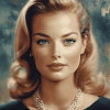 Iconic Romy Schneider Diamond Painting