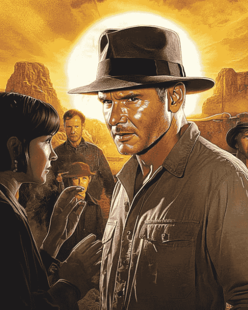 Indiana Jones Movie Characters Diamond Painting