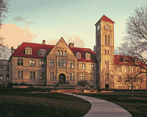 Indiana University Campus Diamond Painting