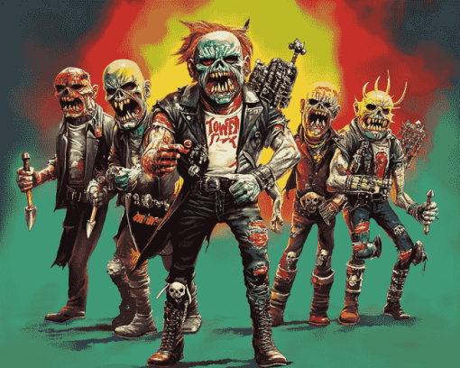 Iron Maiden Digital Animation Diamond Painting