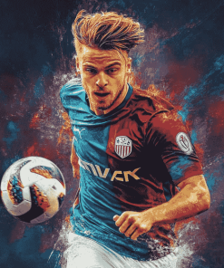 Jack Grealish Football Icon Diamond Painting