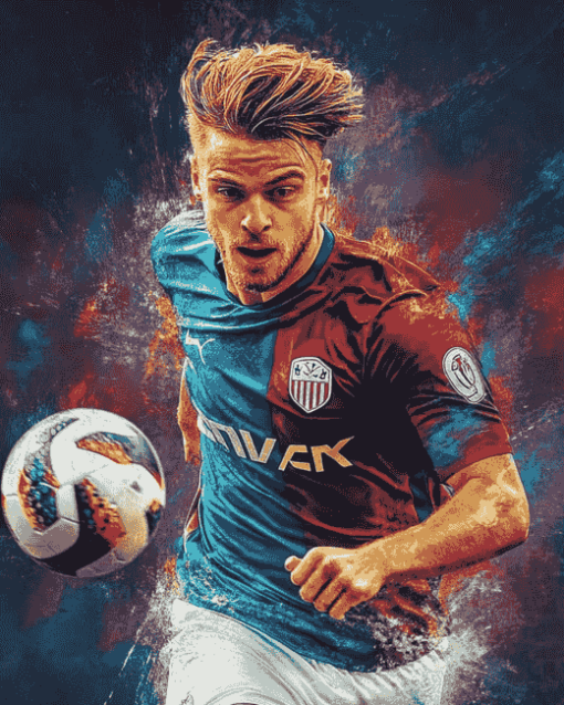 Jack Grealish Football Icon Diamond Painting