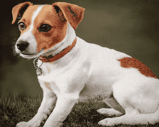 Jack Russell Terrier Puppies Diamond Painting