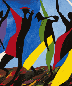 Jacob Lawrence Abstract Masterpieces Diamond Painting