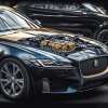 Jaguar XF Engines Diamond Painting