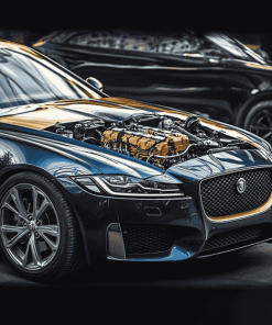 Jaguar XF Engines Diamond Painting