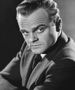 James Cagney Black and White Diamond Painting