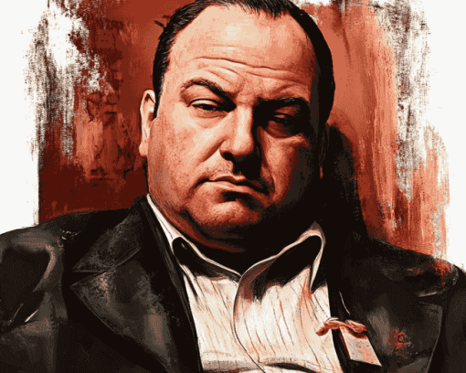 James Gandolfini Celebrity Diamond Painting