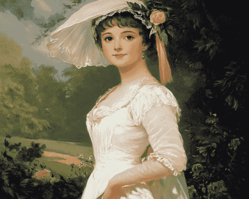 Jane Austen Vintage Diamond Painting