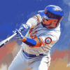 Javier Baez Famous Baseballer Diamond Painting