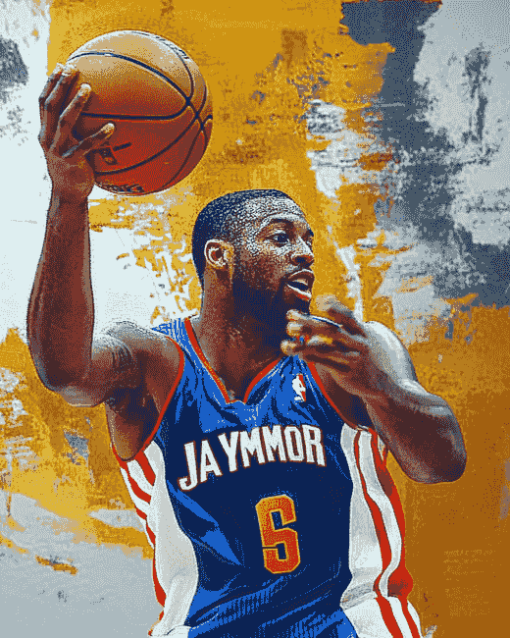 Jaymon Green Basketball Diamond Painting