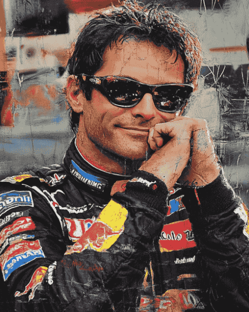 Jeff Gordon Glasses Race Cars Diamond Painting