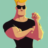 Johnny Bravo Cartoon Diamond Painting