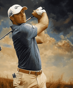 Jordan Spieth Famous Golfer Diamond Painting