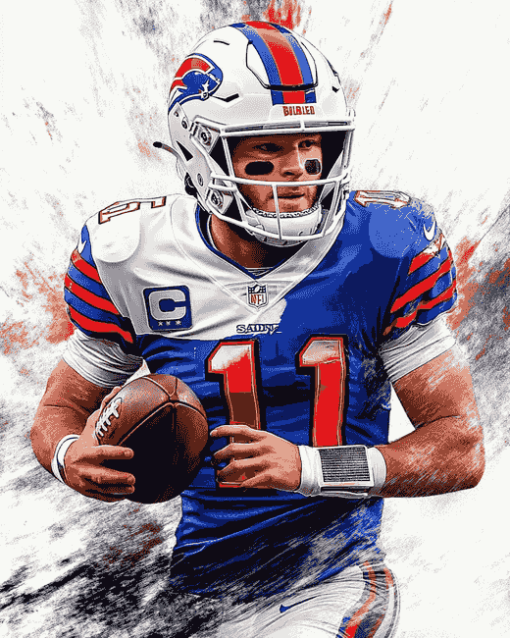 Josh Allen Buffalo Bills Diamond Painting