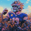 Josh Allen Football Star Diamond Painting