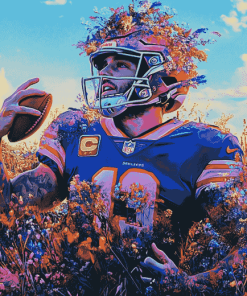 Josh Allen Football Star Diamond Painting