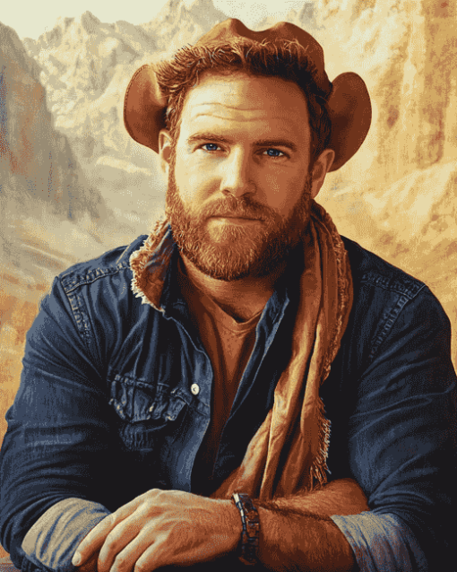 Josh Gates Famous Host Diamond Painting