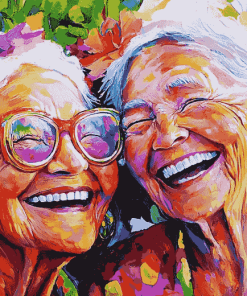 Joyful Women in Color Diamond Painting