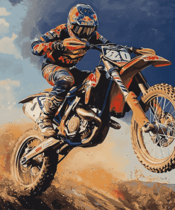 KTM 450 Adventure Motorbike Diamond Painting