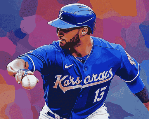 Kansas City Royals Baseballers Diamond Painting