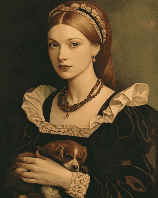 Katherine Howard Vintage Queen Diamond Painting