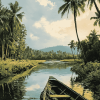 Kerala Valley Landscape Diamond Painting