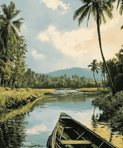 Kerala Valley Landscape Diamond Painting