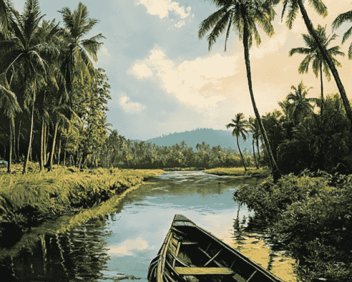 Kerala Valley Landscape Diamond Painting