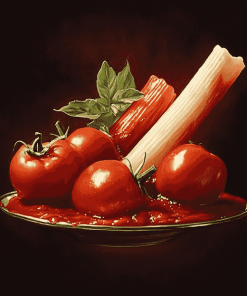 Ketchup Tomato Diamond Painting