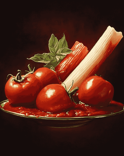 Ketchup Tomato Diamond Painting