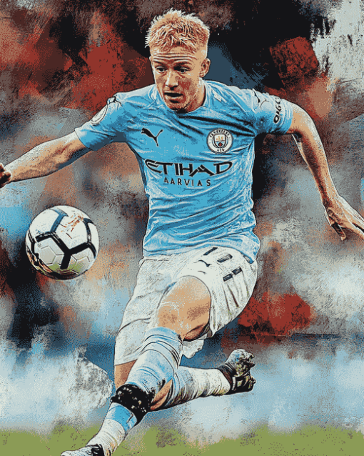 Kevin De Bruyne Manchester City Diamond Painting